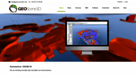 What Geoscene3d.com website looked like in 2020 (3 years ago)