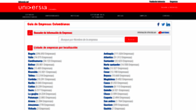 What Guiaempresas.universia.net.co website looked like in 2020 (3 years ago)