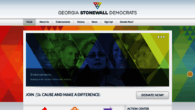 What Georgiastonewall.org website looked like in 2020 (3 years ago)