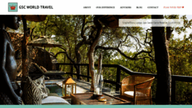 What Gscworldtravel.com website looked like in 2020 (3 years ago)