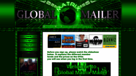What Globalmatrixmailer.com website looked like in 2020 (3 years ago)