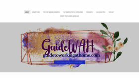 What Guidetoworkingathome.com website looked like in 2020 (3 years ago)