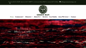 What Greenmancleaning.co.uk website looked like in 2020 (3 years ago)