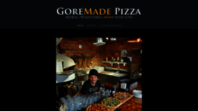 What Goremadepizza.com website looked like in 2020 (3 years ago)