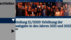 What Gehoerlosen-bund.de website looked like in 2020 (3 years ago)