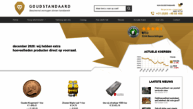 What Goudstandaard.com website looked like in 2020 (3 years ago)