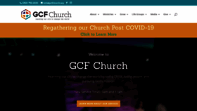 What Gcfchurch.org website looked like in 2020 (3 years ago)