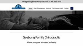 What Geebungfamilychiropractic.com.au website looked like in 2020 (3 years ago)