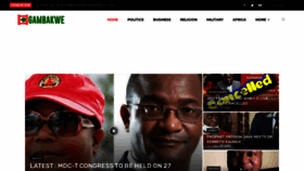 What Gambakwe.com website looked like in 2020 (3 years ago)