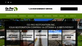 What Goprorestoration.com website looked like in 2020 (3 years ago)