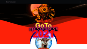 What Gotohoroscope.com website looked like in 2020 (3 years ago)