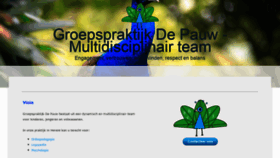 What Groepspraktijkdepauw.be website looked like in 2020 (3 years ago)