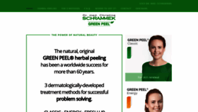 What Greenpeel.com website looked like in 2020 (3 years ago)