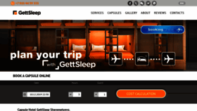 What Gettsleep.com website looked like in 2020 (3 years ago)