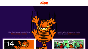 What Garfield.com website looked like in 2020 (3 years ago)