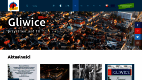 What Gliwice.eu website looked like in 2020 (3 years ago)