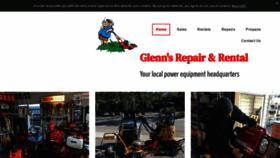 What Glennsrepair.com website looked like in 2020 (3 years ago)