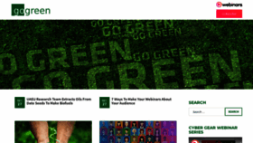 What Go-green.ae website looked like in 2020 (3 years ago)