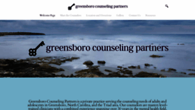 What Greensborocounselingpartners.com website looked like in 2020 (3 years ago)