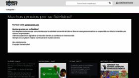 What Gamesrocket.es website looked like in 2020 (3 years ago)