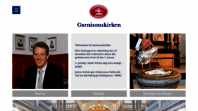 What Garnisonskirken.dk website looked like in 2020 (3 years ago)