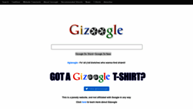 What Gizoogle.net website looked like in 2020 (3 years ago)