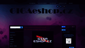 What Gigaeshop.cz website looked like in 2020 (3 years ago)