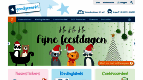 What Goedgemerkt.nl website looked like in 2020 (4 years ago)