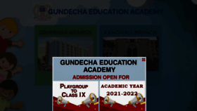 What Gundechaedu.org website looked like in 2020 (3 years ago)