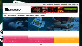 What Godwars2.com website looked like in 2020 (3 years ago)