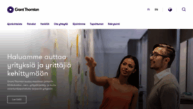 What Grantthornton.fi website looked like in 2020 (3 years ago)