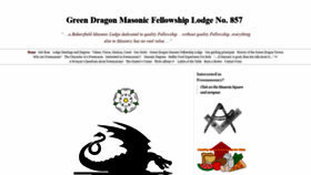 What Greendragonfreemasons.org website looked like in 2020 (3 years ago)