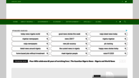 What Goodnewsnigeria.com website looked like in 2020 (3 years ago)