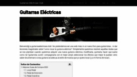 What Guitarraselectricas.club website looked like in 2020 (3 years ago)