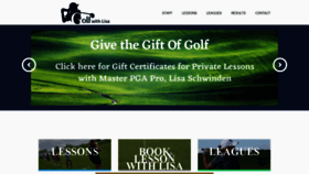 What Golfwithlisa.com website looked like in 2020 (3 years ago)