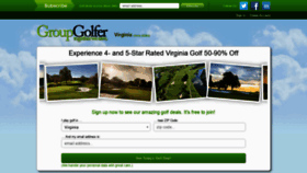 What Groupgolfer.com website looked like in 2020 (3 years ago)