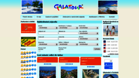 What Galatour.cz website looked like in 2021 (3 years ago)