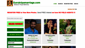 What Gurukripamarriage.com website looked like in 2021 (3 years ago)