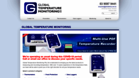 What Globaltemp.com.au website looked like in 2021 (3 years ago)
