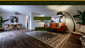 What Governorsquare-apts.com website looked like in 2021 (5 years ago)