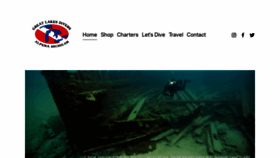 What Greatlakesdivers.com website looked like in 2021 (3 years ago)