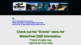 What Graftonevents.com website looked like in 2021 (3 years ago)