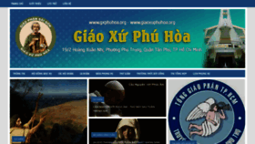 What Gxphuhoa.org website looked like in 2021 (3 years ago)
