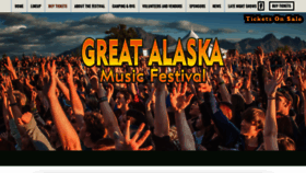 What Greatalaskamusicfestival.com website looked like in 2021 (3 years ago)