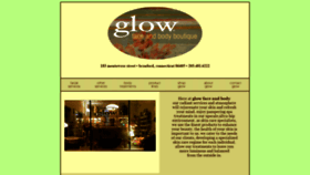 What Glowfaceandbody.com website looked like in 2021 (3 years ago)