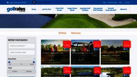 What Golfrates.com.au website looked like in 2021 (3 years ago)