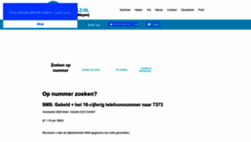What Gebeld.nl website looked like in 2021 (3 years ago)