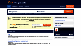 What Getbilingualjobs.net website looked like in 2021 (3 years ago)