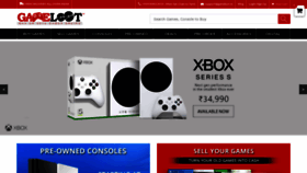 What Gameloot.in website looked like in 2021 (3 years ago)
