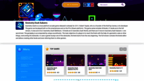 What Geometrydash-subzero.com website looked like in 2021 (3 years ago)